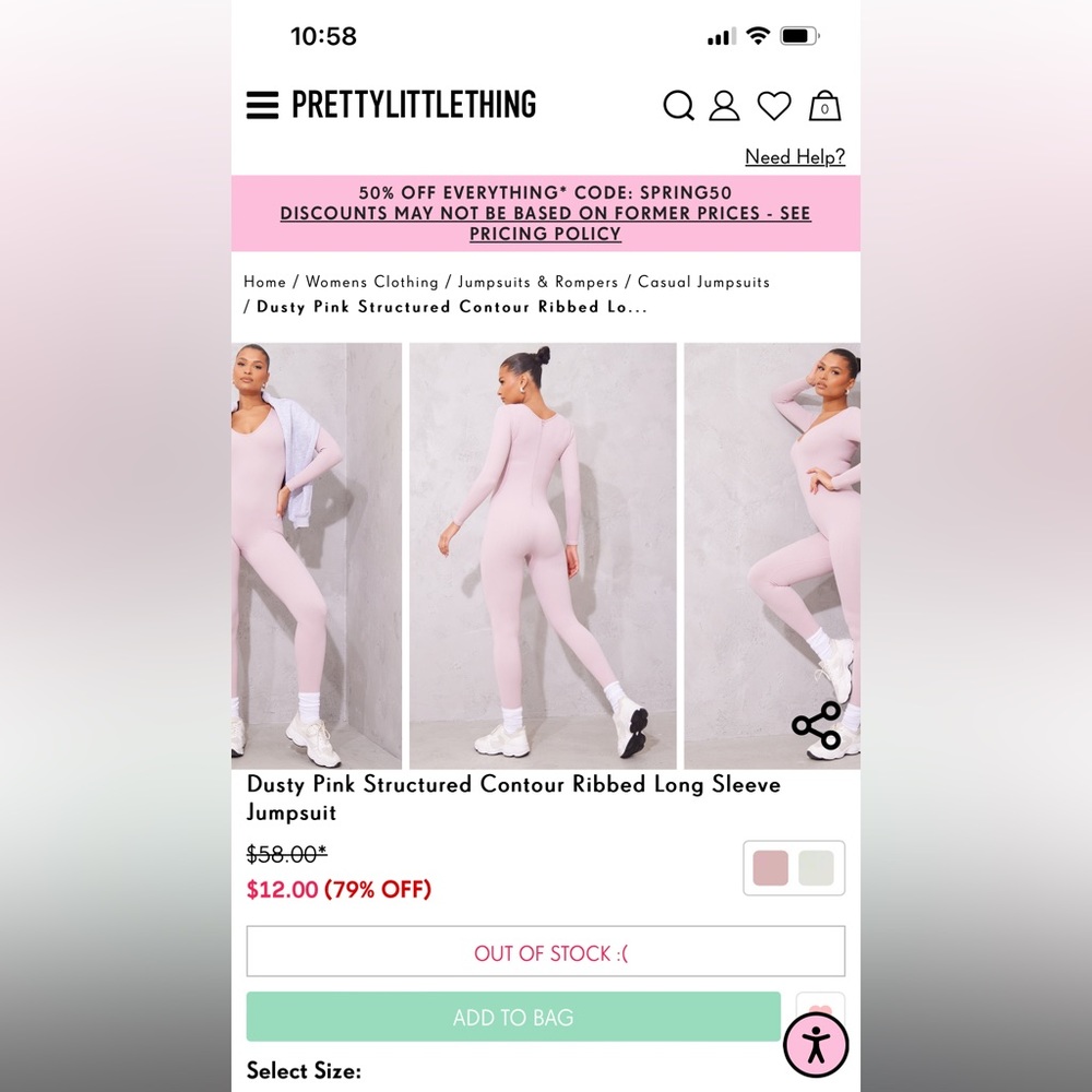 Pretty Little Thing Jumpsuit